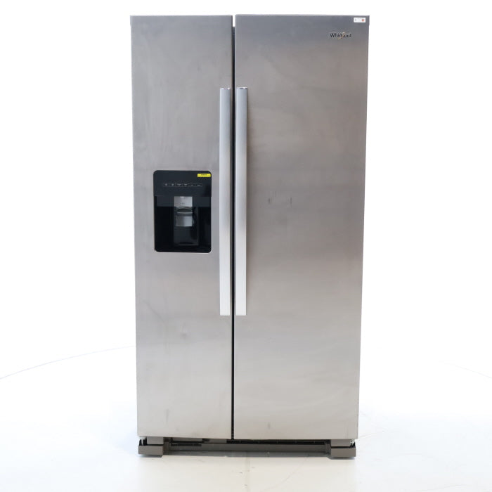 Pictures of Stainless Steel Whirlpool 24.6 cu. ft. Side By Side Refrigerator With Ice Maker - Scratch & Dent - Minor - Neu Appliance Outlet - Discount Appliance Outlet in Austin, Tx