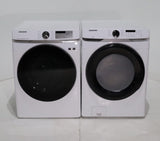 ENERGY STAR Samsung 4.5 cu. ft. Front Load Washer with Vibration Reduction and 7.5 cu. ft. Front Load Gas Dryer with Steam - Scratch & Dent - Moderate