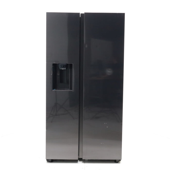 Pictures of Fingerprint-Resistant Stainless Steel Samsung 27.4 cu. ft. Side by Side Refrigerator with External Water and Ice Dispenser - Scratch & Dent - Major - Neu Appliance Outlet - Discount Appliance Outlet in Austin, Tx