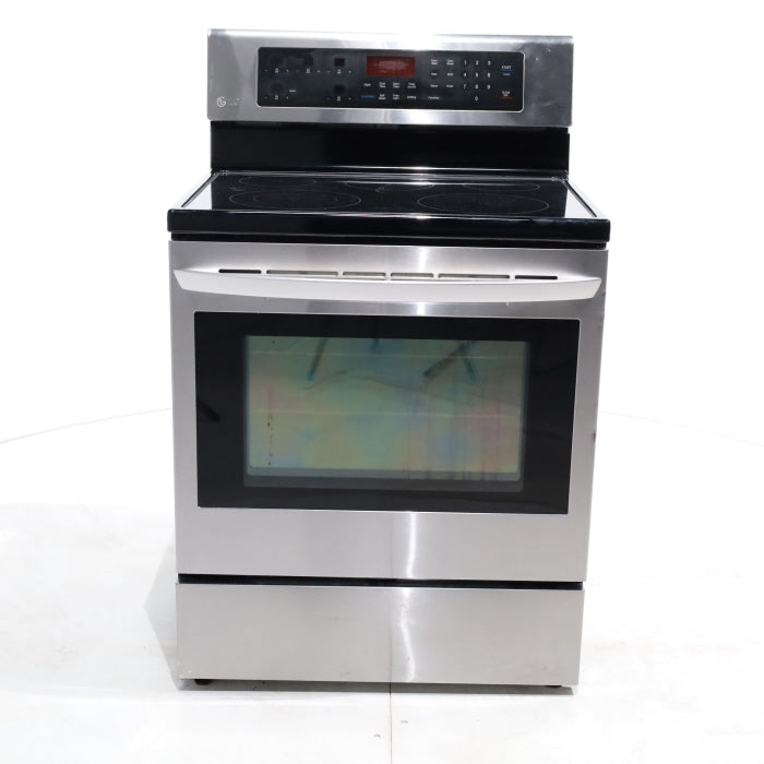 Pictures of LG Stainless Steel 6.3 cu. ft. Electric Single Oven Range with True Convection and EasyClean -Certified Refurbished - Neu Appliance Outlet - Discount Appliance Outlet in Austin, Tx