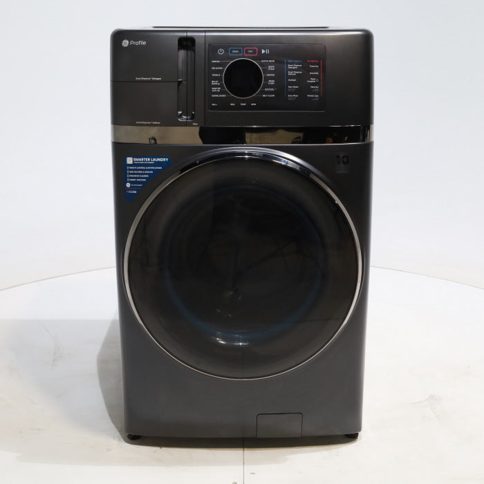 Pictures of Carbon Graphite ENERGY STAR  GE Profile 4.5 cu. ft. Capacity Front Load Combo Washing Machine and Electric Dryer with Ventless Heat Pump Technology - Scratch & Dent - Minor - Neu Appliance Outlet - Discount Appliance Outlet in Austin, Tx