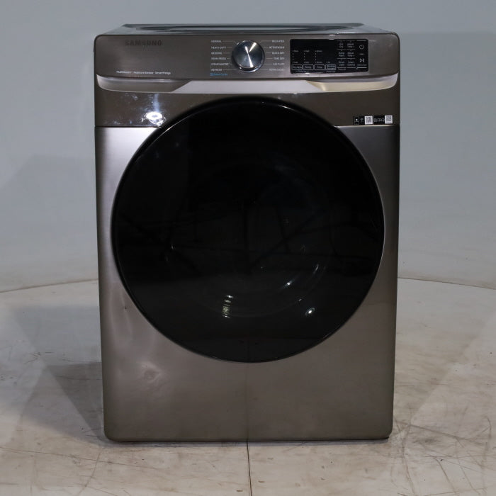 Pictures of Platinum Samsung 7.5 cu. ft. Front Load Electric Dryer with Steam - Scratch & Dent - Minor - Neu Appliance Outlet - Discount Appliance Outlet in Austin, Tx