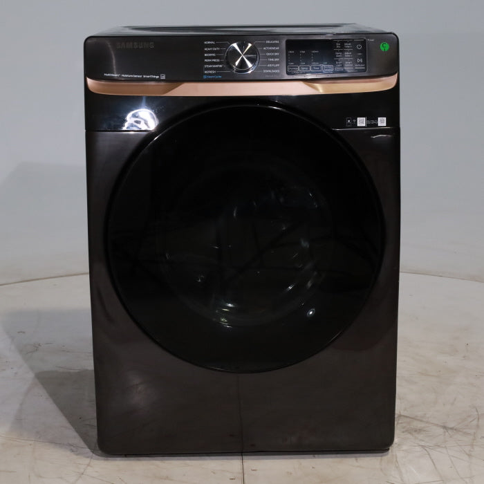 Pictures of Brushed Black ENERGY STAR Samsung 7.5 cu. ft. Frontload Electric Dryer with Steam - Scratch & Dent - Minor - Neu Appliance Outlet - Discount Appliance Outlet in Austin, Tx