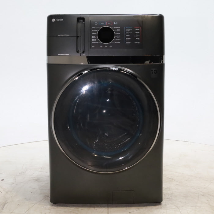 Pictures of Carbon Graphite ENERGY STAR  GE Profile 4.5 cu. ft. Capacity Front Load Combo Washing Machine and Electric Dryer with Ventless Heat Pump Technology - Scratch & Dent - Moderate - Neu Appliance Outlet - Discount Appliance Outlet in Austin, Tx