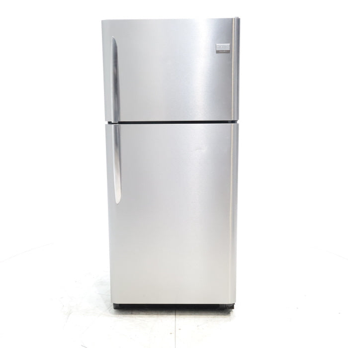 Pictures of 30" Wide Frigidaire Gallery Stainless Steel ENERGY STAR 20.6 Cu. Ft. Top Freezer Refrigerator with Spill Safe Glass Shelves - Certified Refurbished - Neu Appliance Outlet - Discount Appliance Outlet in Austin, Tx