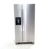 33 in. Wide Fingerprint-Resistant Stainless Steel Whirlpool 21.4 cu. ft. Side by Side Refrigerator with In Door Ice and Water Dispenser - Certified Refurbished
