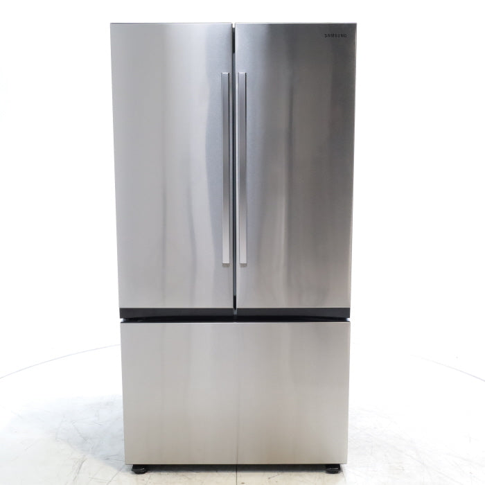Pictures of Fingerprint Resistant Stainless Steel ENERGY STAR Samsung 32 cu. ft. 3 Door French Door Refrigerator with Dual Auto Ice Maker - Scratch & Dent - Minor - Neu Appliance Outlet - Discount Appliance Outlet in Austin, Tx