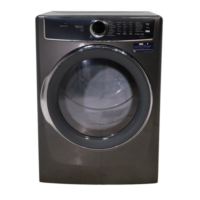 Pictures of Titanium Electrolux 500 Series Electric Steam 8.0 cu ft ENERGY STAR Dryer with Instant Refresh Cycle - Scratch & Dent - Minor - Neu Appliance Outlet - Discount Appliance Outlet in Austin, Tx