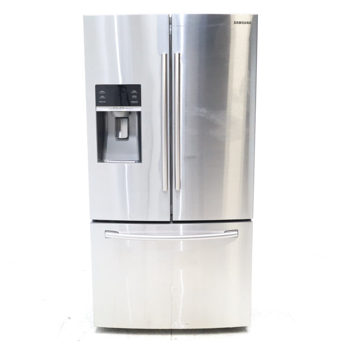 Pictures of Stainless Steel ENERGY STAR Samsung 28.07 cu. ft. 3 Door French Door Refrigerator with Dual Ice Maker - Certified Refurbished - Neu Appliance Outlet - Discount Appliance Outlet in Austin, Tx