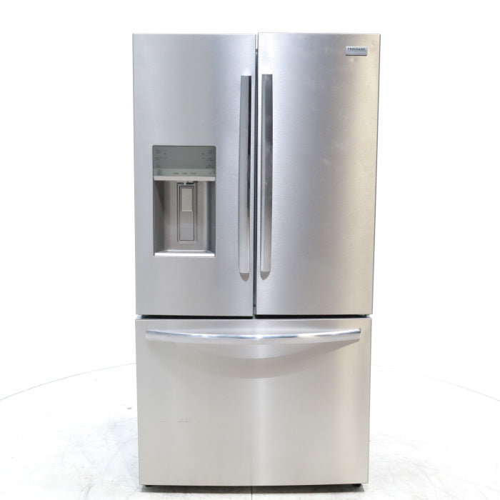 Pictures of Smudge-Proof Stainless Steel ENERGY STAR Frigidaire Gallery 27.8 cu. ft. 3 Door French Door Refrigerator with Dual Ice Maker- Scratch & Dent - Minor - Neu Appliance Outlet - Discount Appliance Outlet in Austin, Tx