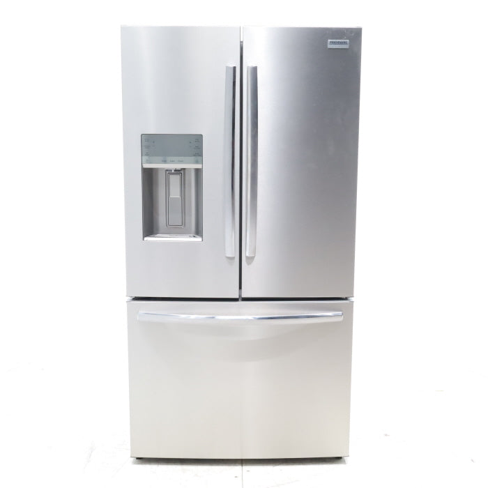 Pictures of Smudge-Proof Stainless Steel ENERGY STAR Frigidaire Gallery 27.8 cu. ft. 3 Door French Door Refrigerator with Dual Ice Maker- Scratch & Dent - Minor - Neu Appliance Outlet - Discount Appliance Outlet in Austin, Tx