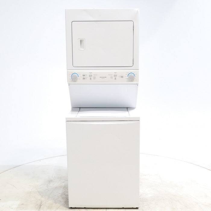 Pictures of Frigidaire Stacked Laundry Center with 3.9 cu ft Capacity Washer and 5.6 cu ft Electric Dryer with Maxfill Option- Scratch & Dent - Moderate - Neu Appliance Outlet - Discount Appliance Outlet in Austin, Tx