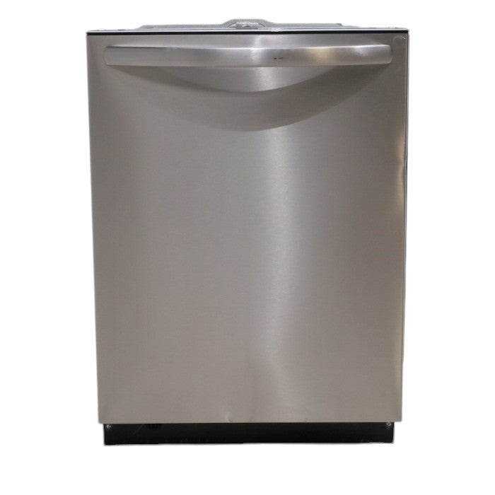 Pictures of Frigidaire 24-in ENERGY STAR Top Control Built-In Dishwasher With Third Rack (Fingerprint Resistant Stainless Steel) 49-dBA Very Quiet Sound Level - Scratch & Dent - Minor - Neu Appliance Outlet - Discount Appliance Outlet in Austin, Tx