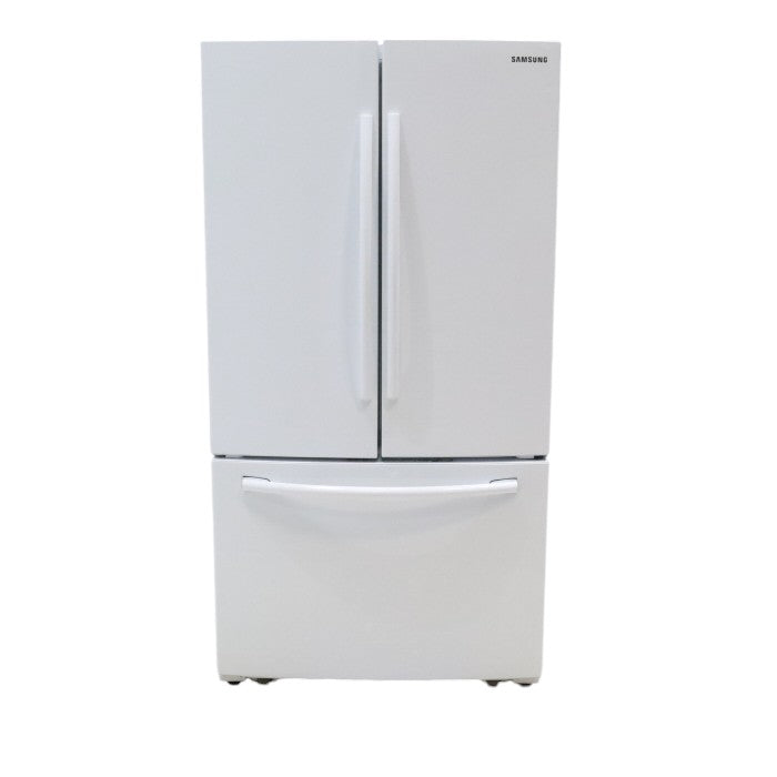 Pictures of White ENERGY STAR Samsung 25.5 cu. ft. 3 Door French Door Refrigerator with Twin Cooling Plus - Certified Refurbished - Neu Appliance Outlet - Discount Appliance Outlet in Austin, Tx