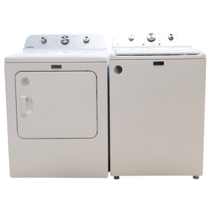Pictures of Maytag 4.5 cu. ft. Top Load Washer with Power Agitator and 7.0 cu. ft. Electric Dryer with Reversible Door - Open Box - Neu Appliance Outlet - Discount Appliance Outlet in Austin, Tx