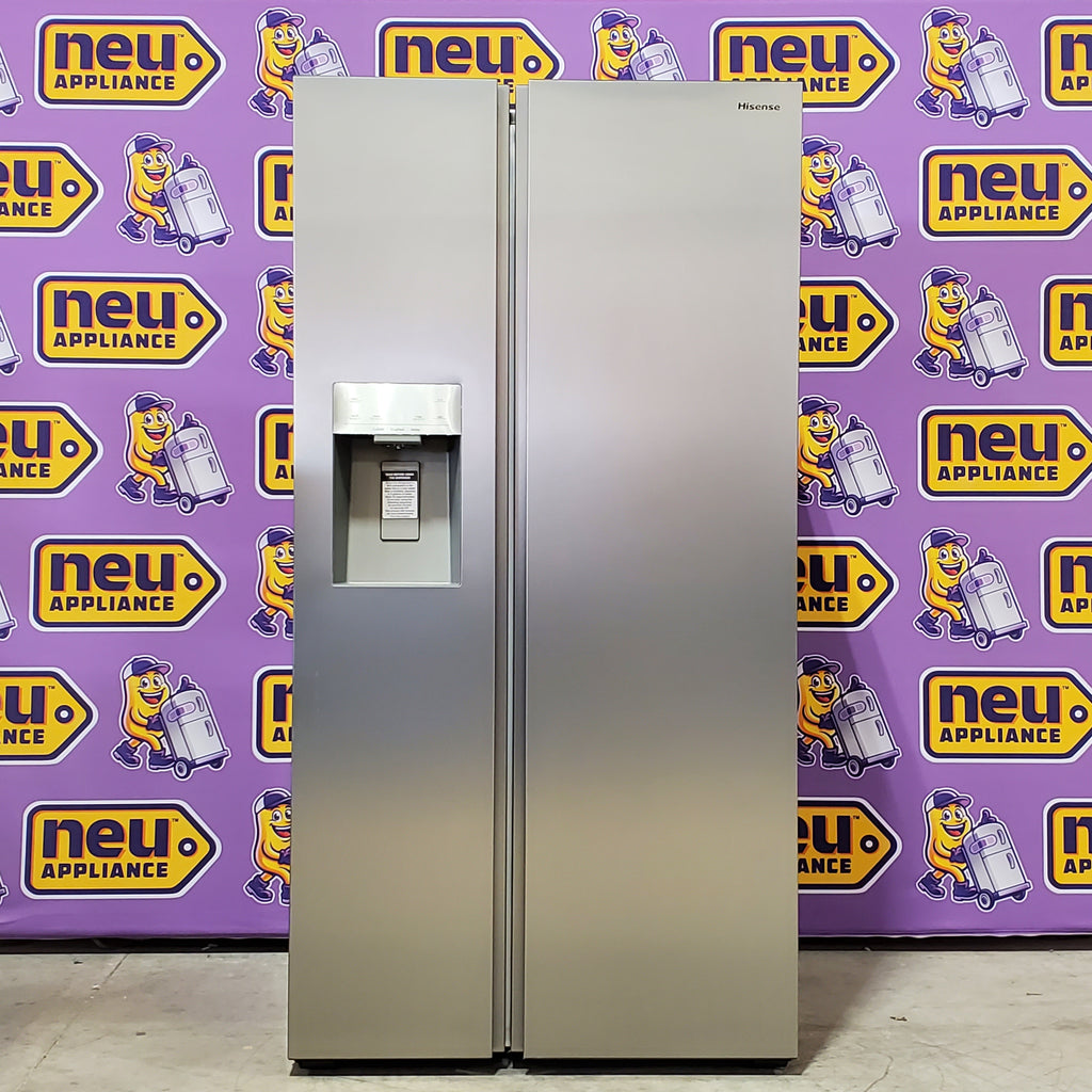 Hisense 29.1 cu. ft. Standard Depth Side by Side Refrigerator Stainless Steel 3SD899 - HRS290P5FSE - Scratch & Dent (Minor)