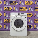 Samsung 7.5 cu. ft. Front Load Electric Dryer with Smart Care in White 6SD92 - DVE45T6000W - Open Box