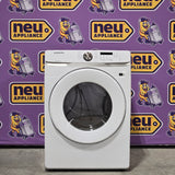 Samsung 7.5 cu. ft. Front Load Electric Dryer with Smart Care in White 6SD50 - DVE45T6000W - Scratch & Dent (Minor)
