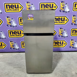 Vissani 4.5 cu. ft. 2-Door Mini Refrigerator in Platinum Steel with Freezer HVDR45PS - Open Box