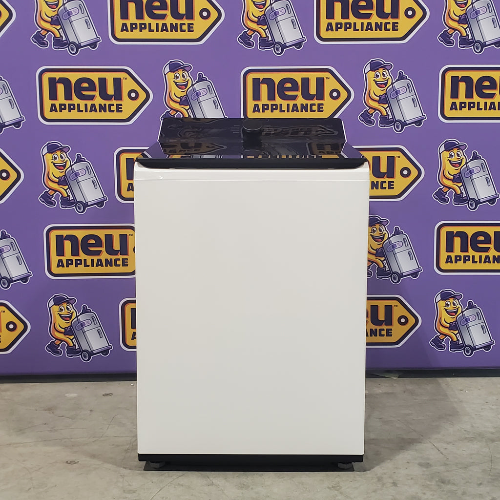 Pictures of LG 5.3 cu. ft. SMART Mega Capacity Top Load Washer in Alpine White with Agitator, Easy Unload and TurboWash3D Technology - Open Box - Neu Appliance Outlet - Discount Appliance Outlet in Austin, Tx