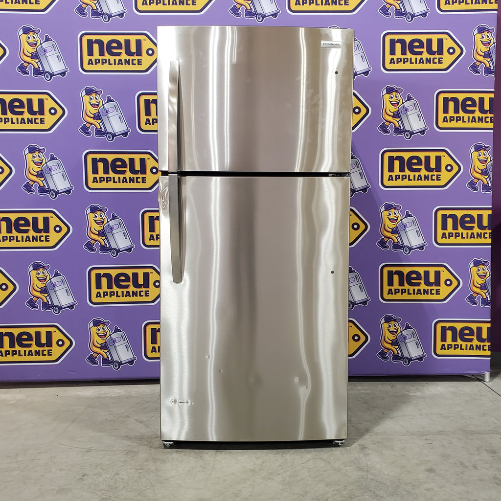 Pictures of Frigidaire 20 Cu. Ft. Garage Ready Top Freezer Refrigerator in Stainless Steel FFHT2022AS - Scratch & Dent (Major) - Neu Appliance Outlet - Discount Appliance Outlet in Austin, Tx