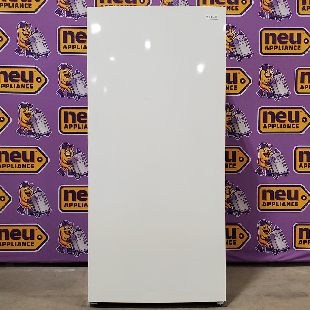 Pictures of Frigidaire 20 Cu. Ft. Energy Star Garage Ready Upright Freezer in White FFUE2022AW - Scratch & Dent (Minor) - Neu Appliance Outlet - Discount Appliance Outlet in Austin, Tx