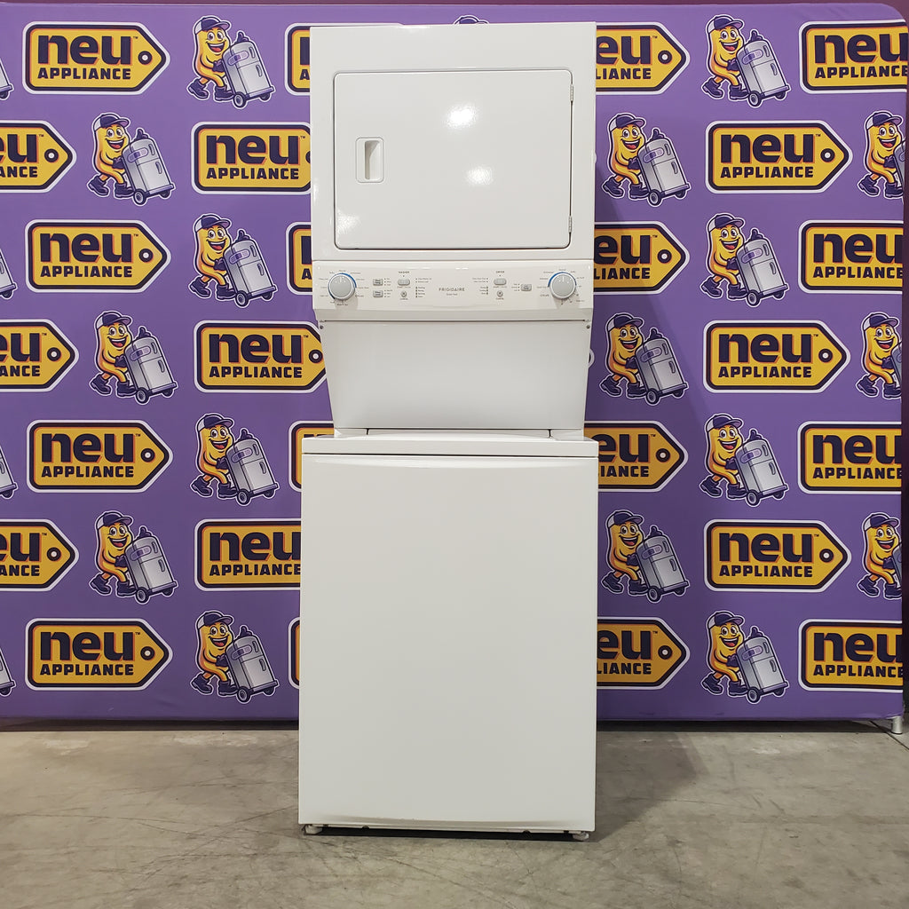 Pictures of Frigidaire Electric Washer/Dryer Laundry Center - 3.9 Cu. Ft Washer and 5.5 Cu. Ft. Dryer 17SD064 - FLCE7522AW - Scratch & Dent (Minor) - Neu Appliance Outlet - Discount Appliance Outlet in Austin, Tx