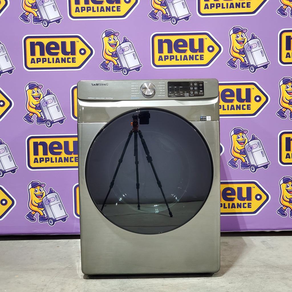 Pictures of Samsung 7.5 cu. ft. Front Load Electric Dryer with Steam 3SD633 - DVE45B6300P - Scratch & Dent (Minor) - Neu Appliance Outlet - Discount Appliance Outlet in Austin, Tx