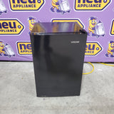 Vissani 2.6 cu. ft. Mini Refrigerator with 3-Glass Shelves and Manual Defrost in Black, ENERGY STAR VS26HSCPB - Open Box