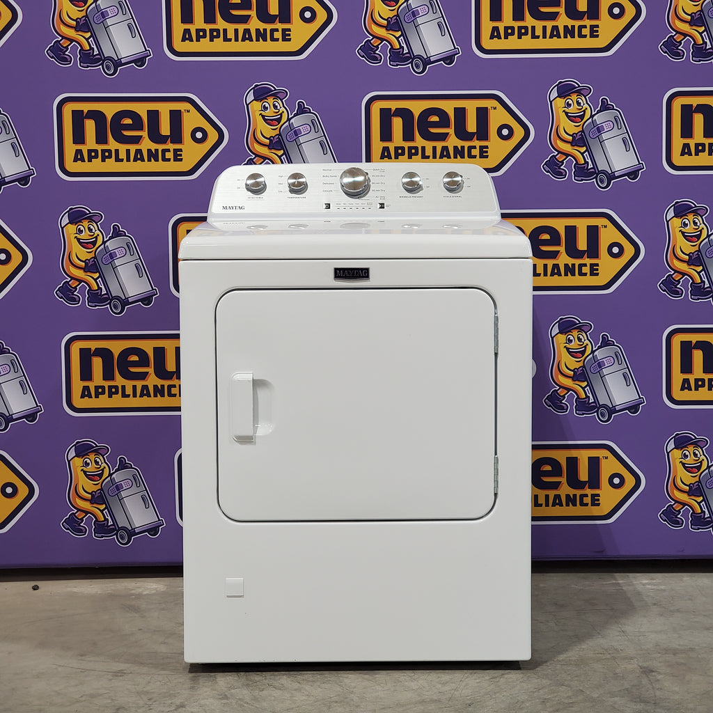Pictures of Maytag 7.0 cu. ft Gas Dryer with End of Cycle Signal and Wrinkle Prevent MGD5030MW - Scratch & Dent (Minor) - Neu Appliance Outlet - Discount Appliance Outlet in Austin, Tx