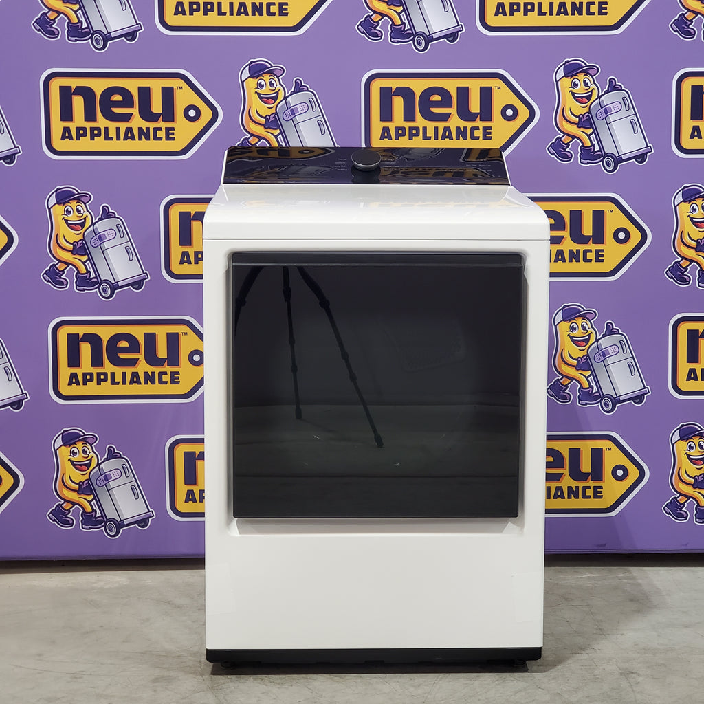 Pictures of LG Energy Star Certified 7.3 cu. ft. Ultra Large Capacity Rear Control Electric Dryer with LG EasyLoad™ Door and AI Sensing DLE8400WE - Open Box - Neu Appliance Outlet - Discount Appliance Outlet in Austin, Tx