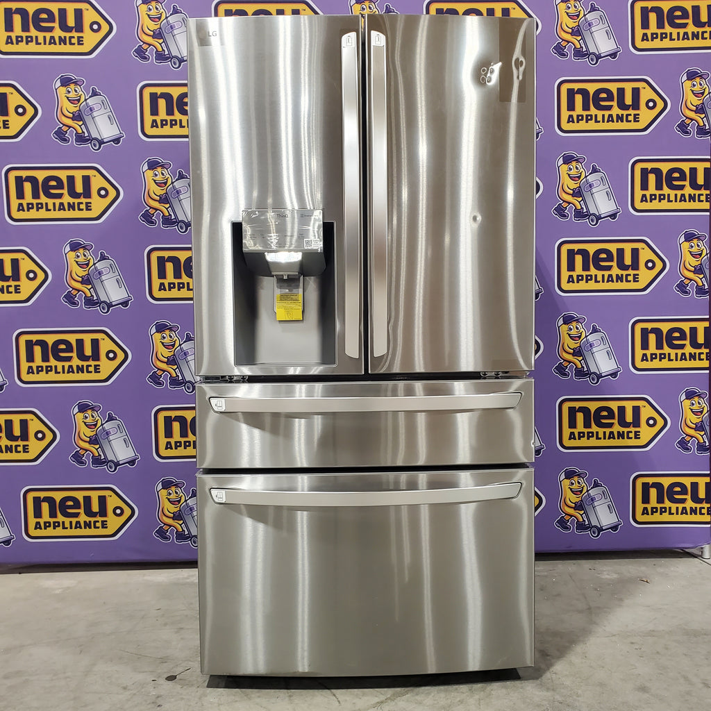 LG 30 cu. ft. Smart French Door Refrigerator with Craft Ice™ & Full-Convert™ Drawer 3SD930 - LRMXS3006S - Scratch & Dent (Minor)