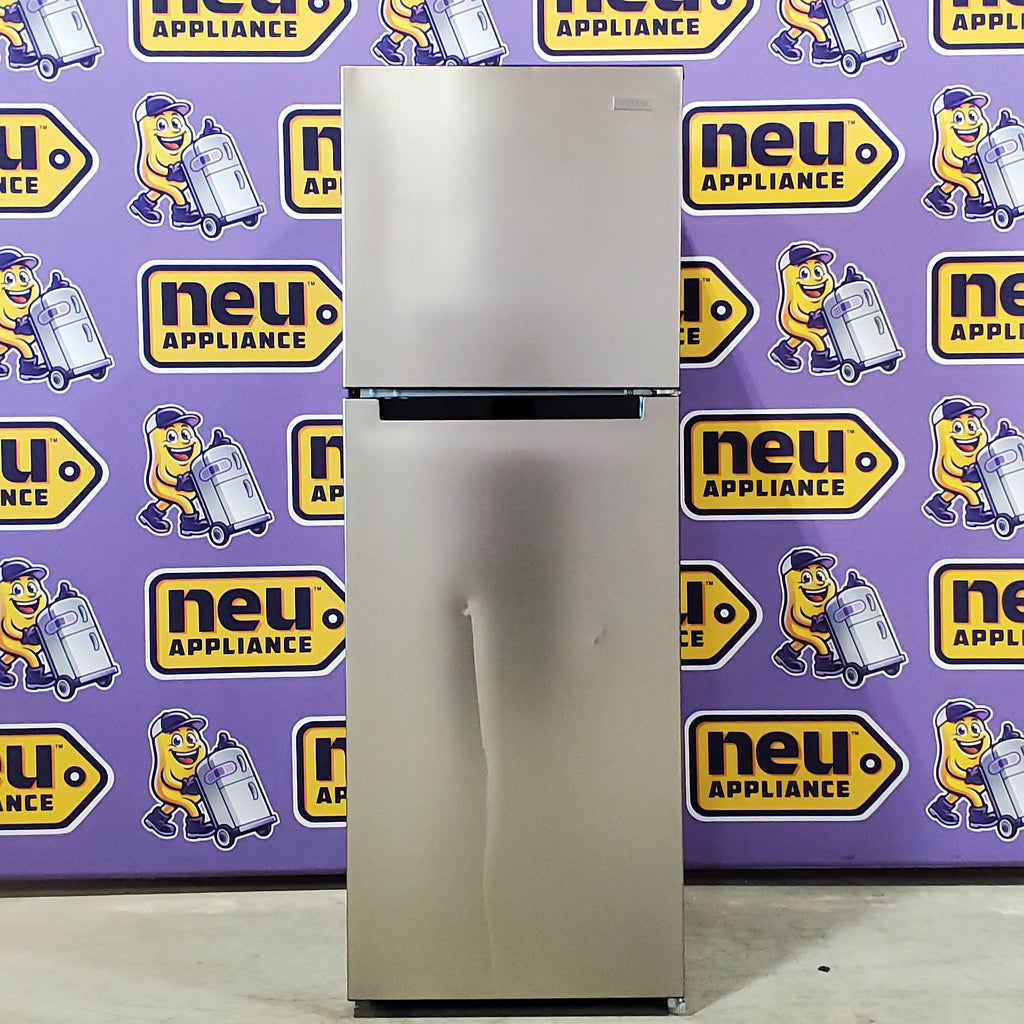 Pictures of Vissani 10.1 cu. ft. Top Freezer Refrigerator in Stainless Steel MDTF10SS - Scratch & Dent (Minor) - Neu Appliance Outlet - Discount Appliance Outlet in Austin, Tx