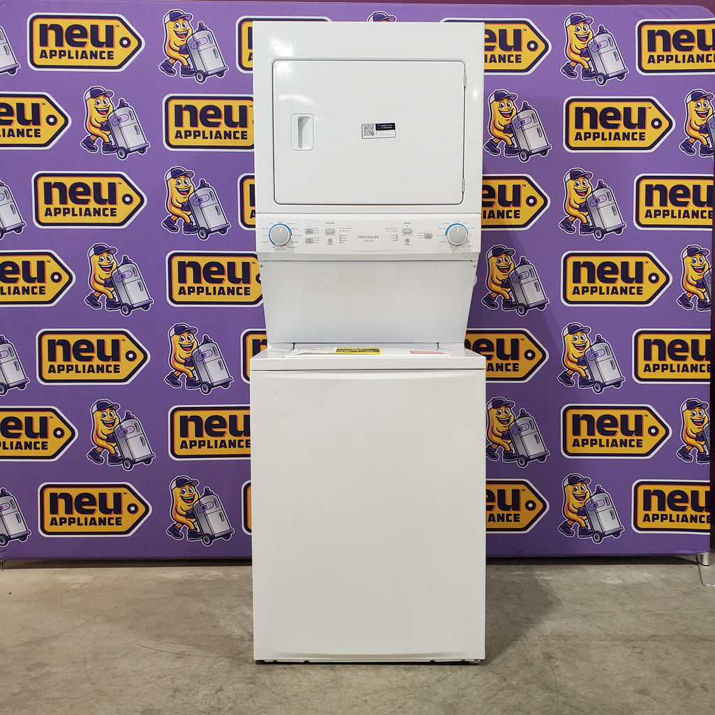 Pictures of Frigidaire Gas Washer/Dryer Laundry Center - 3.9 Cu. Ft Washer and 5.5 Cu. Ft. Dryer FLCG7522AW - Scratch & Dent (Minor) - Neu Appliance Outlet - Discount Appliance Outlet in Austin, Tx