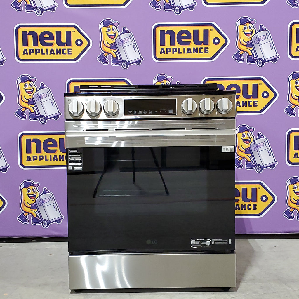 LG 6.3 cu ft. Smart Electric Slide-in Range with Air Fry & EasyClean® 5SD177 - LSEL6333XE - Open Box