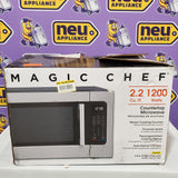 Magic Chef 2.2-cu ft 1200-Watt Countertop Microwave in Stainless Steel MC2211MS - Open Box