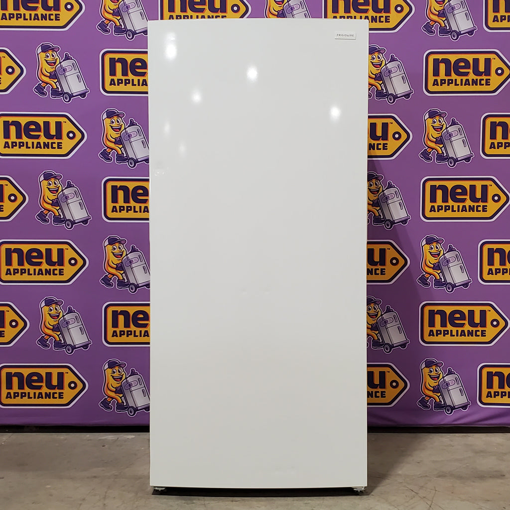 Pictures of Frigidaire 20 Cu. Ft. Energy Star Garage Ready Upright Freezer in White FFUE2022AW - Scratch & Dent (Minor) - Neu Appliance Outlet - Discount Appliance Outlet in Austin, Tx