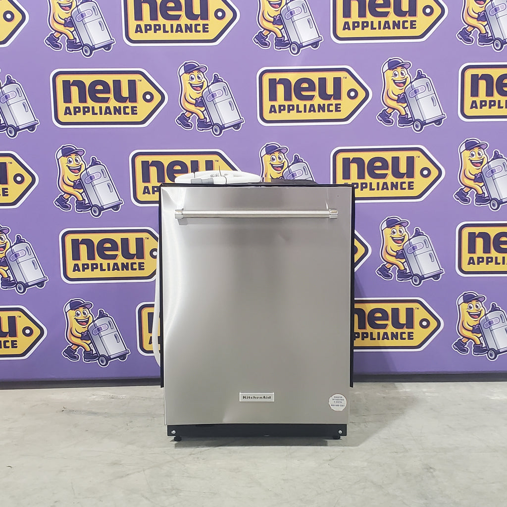 Pictures of KitchenAid 24-inch Top Control Dishwasher in PrintShield Stainless Steel with 3rd Level Rack-KDTM604KPS-Scratch and Dent(Minor) - Neu Appliance Outlet - Discount Appliance Outlet in Austin, Tx