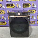 Samsung 7.5 cu. ft. Smart Electric Dryer with Steam Sanitize+ and Sensor Dry in Brushed Black DVE50BG8300V - Scratch & Dent (Minor)