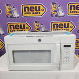 GE 1.9-cu ft Over-the-Range Microwave with Sensor Cooking in White JVM7195DKWW - Open Box