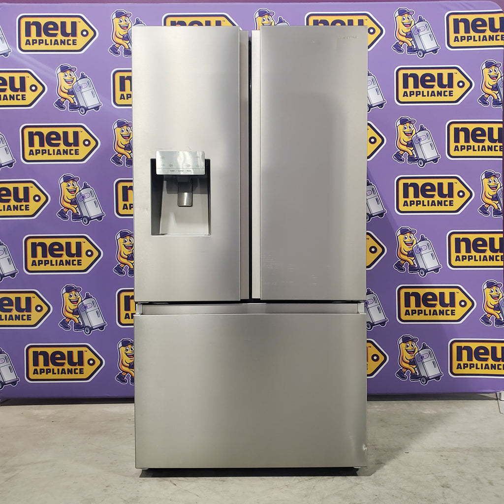 Pictures of Hisense PureFlat Standard-Depth 25.4-cu ft 3.0 -Door French Door Refrigerator with Dual Ice Maker with Water and Ice Dispenser ( Fingerprint Resistant Stainless Steel ) ENERGY STAR-HRF254N6DSE-Scratch and Dent(Minor) - Neu Appliance Outlet - Discount Appliance Outlet in Austin, Tx