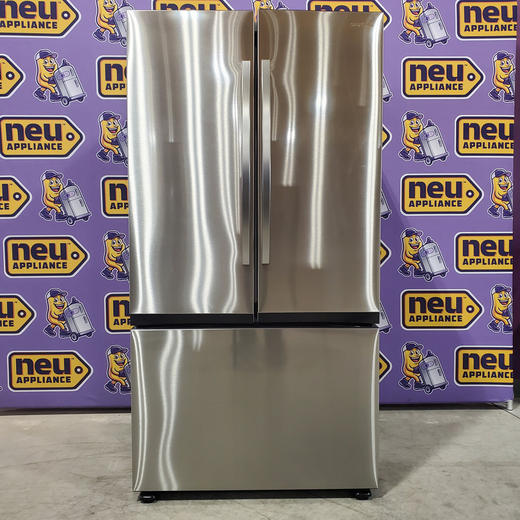 Pictures of Samsung 32 cu. ft. Mega Capacity 3-Door French Door Refrigerator with Dual Auto Ice Maker in Stainless Steel 4SD405 - RF32CG5100SR - Open Box - Neu Appliance Outlet - Discount Appliance Outlet in Austin, Tx