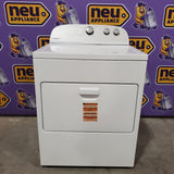 Whirlpool White Electric 7.0 Cu. Ft. Dryer with Auto Dry 30131SD11 - WED4950HW - Scratch & Dent (Minor)