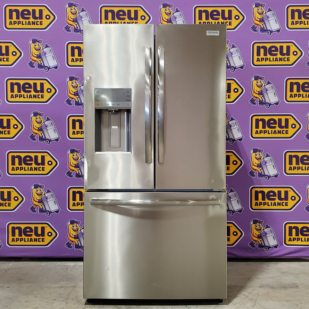 Pictures of Frigidaire 27.8-cu ft French Door Refrigerator with Dual Ice Maker (Fingerprint Resistant Stainless Steel) ENERGY STAR GRFS2853AF - Scratch & Dent (Moderate) - Neu Appliance Outlet - Discount Appliance Outlet in Austin, Tx