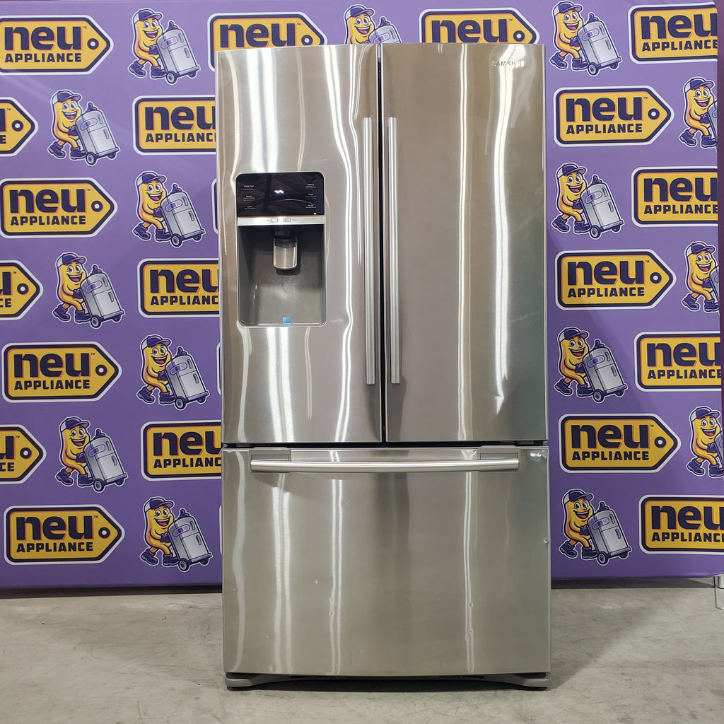 Pictures of Samsung 28.5 cu. ft. French Door Refrigerator Stainless Steel-RFG298HDRS-Certified Refurbished - Neu Appliance Outlet - Discount Appliance Outlet in Austin, Tx