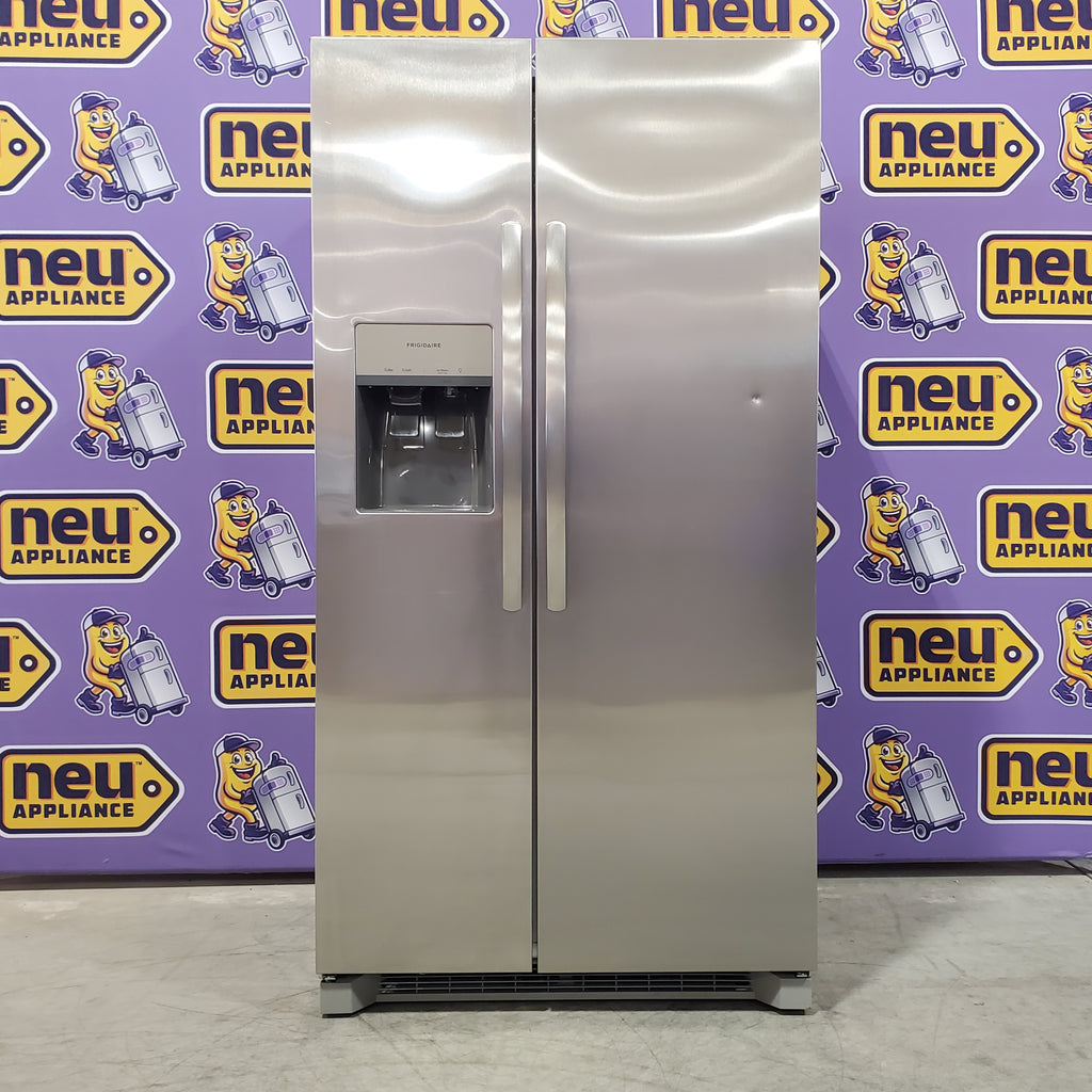 Pictures of Frigidaire 22 Cu. Ft. Counter-Depth Side-by-Side Refrigerator - 3SD547 - FRSC2333AS - Scratch & Dent (Minor) - Neu Appliance Outlet - Discount Appliance Outlet in Austin, Tx