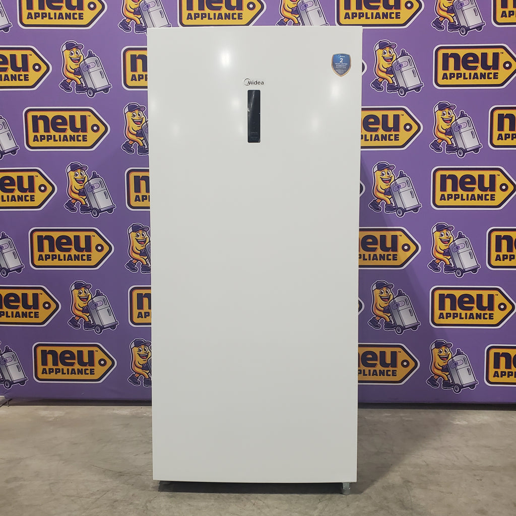 Pictures of Midea 21 cu. ft. Convertible Upright Freezer in White 3SD653 - MRU21F5BWW - Open Box - Neu Appliance Outlet - Discount Appliance Outlet in Austin, Tx