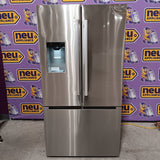 Bosch Fastest Ice Maker Standard-Depth 300 Series 26-cu ft 3-Door Smart Compatible French Door Refrigerator with Ice Maker with Water and Ice Dispenser in Stainless Steel B36FD31ENS - Scratch & Dent (Major)