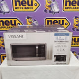 Vissani 21 in. 1.1 cu. ft. 1000-Watt Countertop Microwave Oven in Fingerprint Resistant Stainless Steel and Bar Handle 251316SD1180 - VSCMWE11S2W2102 - New in Box
