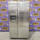 Frigidaire 25.6 cu. ft. ENERGY STAR Side by Side Refrigerator with Exterior Water and Ice Dispenser in Stainless Steel 20231SD239 - FRSS2623AS - Scratch & Dent (Minor)